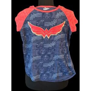 Wonder Woman Girls Short Sleeve T Shirt Large 10/12 DC SuperHero‎ Girls